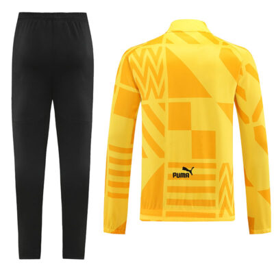 Alternative view of 2022-2023 Manchester City Jacket + Pants Training Suit Yellow