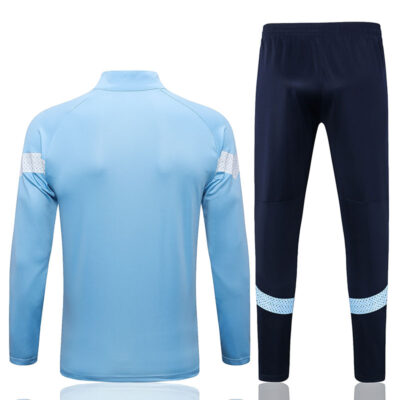 Alternative view of 2022-2023 Manchester City Training Suit Light Blue