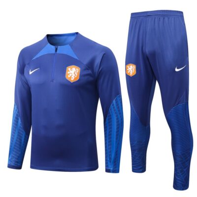 2022-2023 Netherlands Training Suit Blue