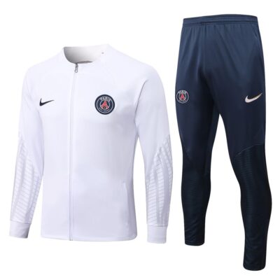 2022-2023 PSG Jacket + Pants Training Suit White