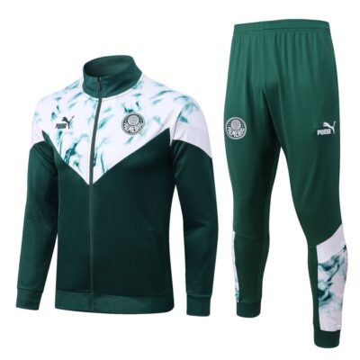 2022-2023 Palmeiras Jacket + Pants Training Suit Dark Green