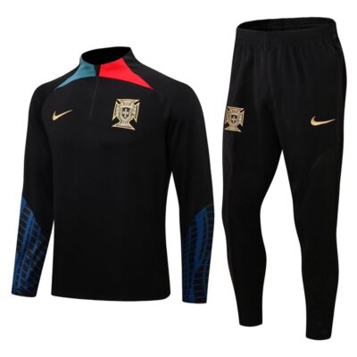 2022-2023 Portugal Training Suit Black