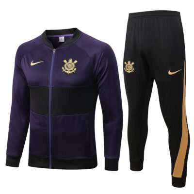 2022-2023 SC Corinthians Jacket + Pants Training Suit Purple