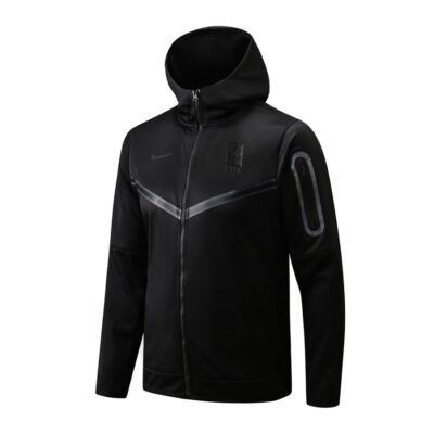2022-2023 South Korea Hoodie Jacket + Pants Training Suit Black