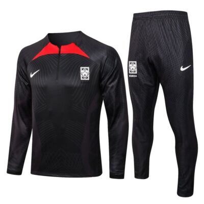 2022-2023 South Korea Training Suit Black