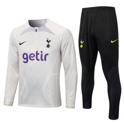 2022-2023 Tottenham Hotspur Training Suit Khaki