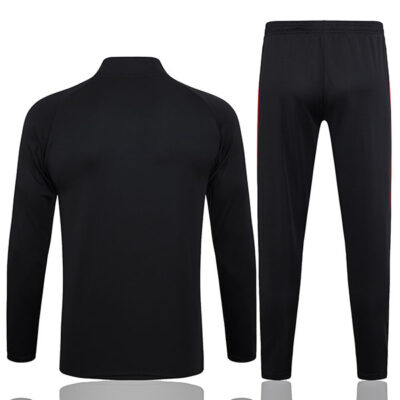 Alternative view of 2023-2024 AC Milan Training Suit Dark Red