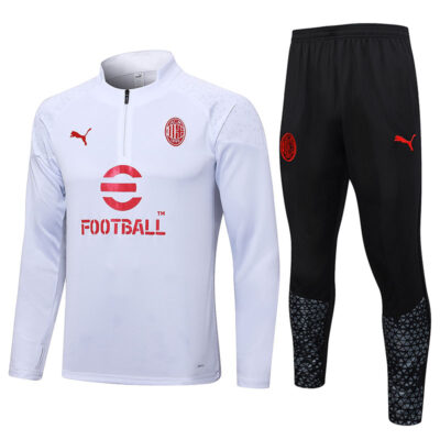 2023-2024 AC Milan Training Suit White
