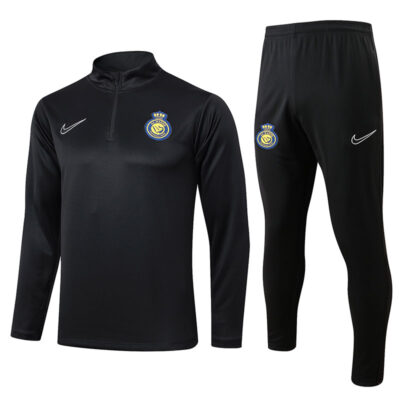 2023-2024 Al Nassr Training Suit Black