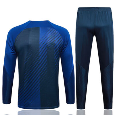 Alternative view of 2023-2024 Barcelona Training Suit Blue