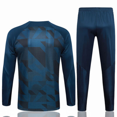 Alternative view of 2023-2024 Barcelona Training Suit Dark Blue