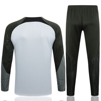 Alternative view of 2023-2024 Barcelona Training Suit Light Gray