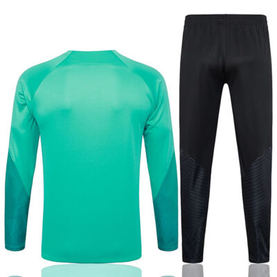 Alternative view of 2023-2024 Barcelona Training Suit Light Green