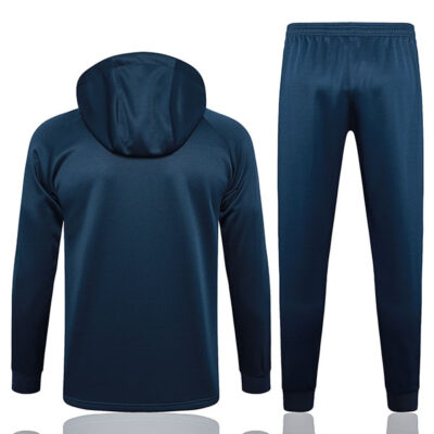 Alternative view of 2023-2024 Brazil Hoodie Training Suit Royal Blue