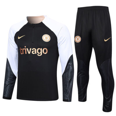 2023-2024 Chelsea Training Suit Black