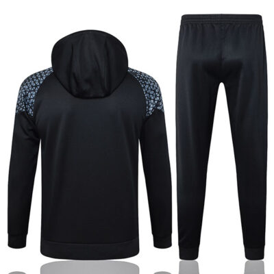 Alternative view of 2023-2024 Dortmund Hoodie Training Suit Black
