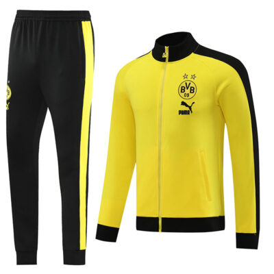 2023-2024 Dortmund Jacket + Pants Training Suit Yellow