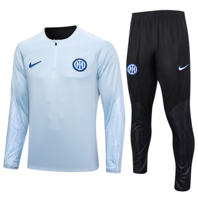 2023-2024 Inter Milan Training Suit Light Gray