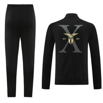 Alternative view of 2023-2024 Lazio Jacket + Pants Training Suit Black