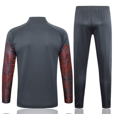 Alternative view of 2023-2024 Manchester City Jacket + Pants Training Suit Dark Gray