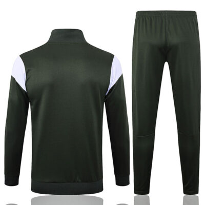 Alternative view of 2023-2024 Manchester City Jacket + Pants Training Suit Dark Green