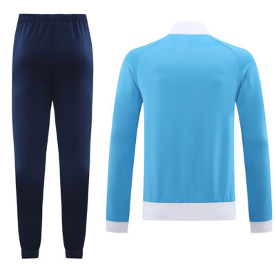 Alternative view of 2023-2024 Manchester City Jacket + Pants Training Suit Sky Blue