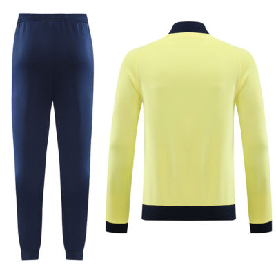 Alternative view of 2023-2024 Manchester City Jacket + Pants Training Suit Yellow