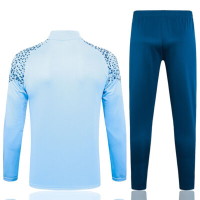 Alternative view of 2023-2024 Manchester City Training Suit Light Blue