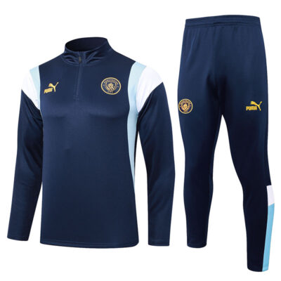 2023-2024 Manchester City Training Suit Sapphire Blue
