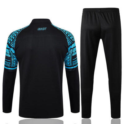 Alternative view of 2023-2024 Napoli Training Suit Black