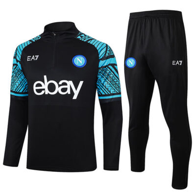 2023-2024 Napoli Training Suit Black