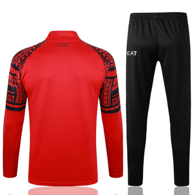 Alternative view of 2023-2024 Napoli Training Suit Red