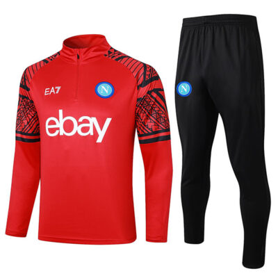 2023-2024 Napoli Training Suit Red