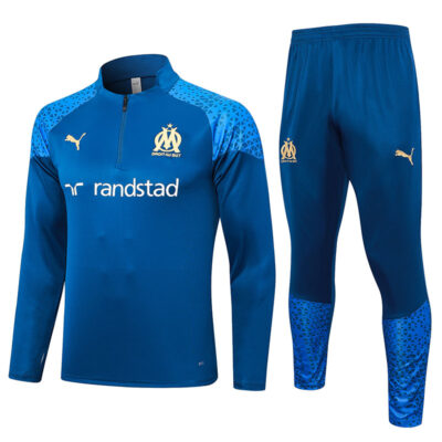 2023-2024 Olympique Marseille Training Suit Sapphire Blue