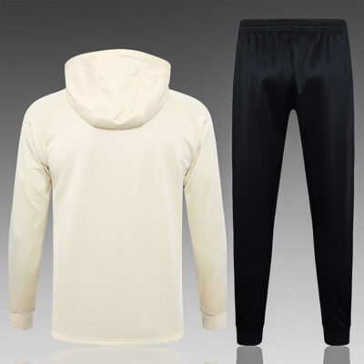 Alternative view of 2023-2024 PSG Hoodie Training Suit Khaki