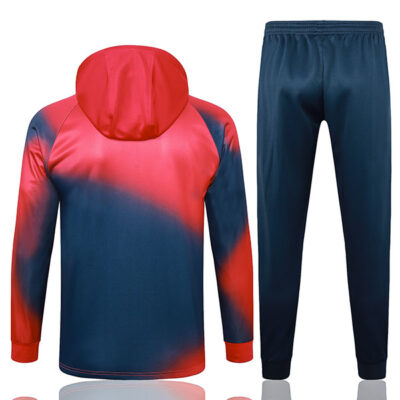 Alternative view of 2023-2024 PSG Hoodie Training Suit Red