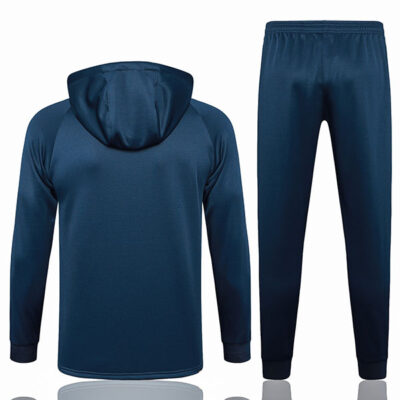 Alternative view of 2023-2024 PSG Hoodie Training Suit Sapphire Blue