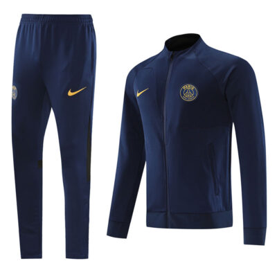 2023-2024 PSG Jacket + Pants Training Suit Royal Blue