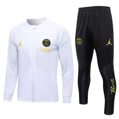 2023-2024 PSG Jacket + Pants Training Suit White