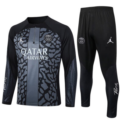 2023-2024 PSG Training Suit Dark Gray
