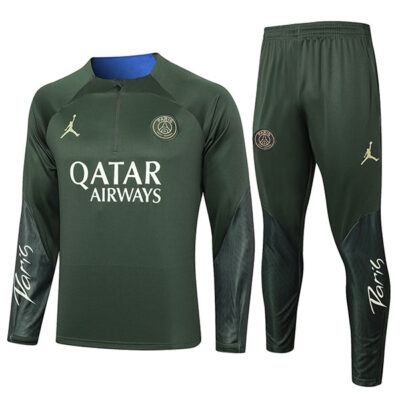 2023-2024 PSG Training Suit Dark Green