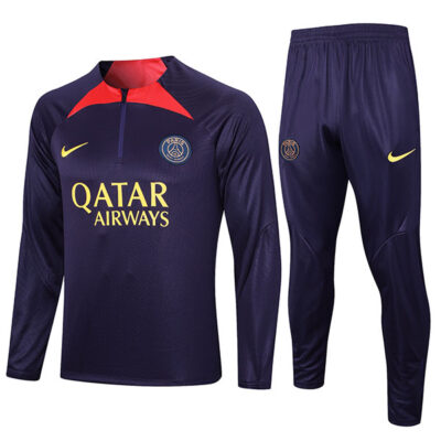 2023-2024 PSG Training Suit Dark Purple
