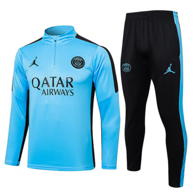 2023-2024 PSG Training Suit Light Blue
