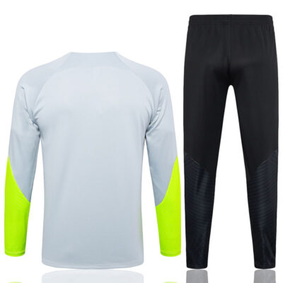 Alternative view of 2023-2024 PSG Training Suit Light Gray