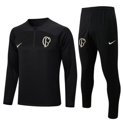 2023-2024 SC Corinthians Training Suit Black