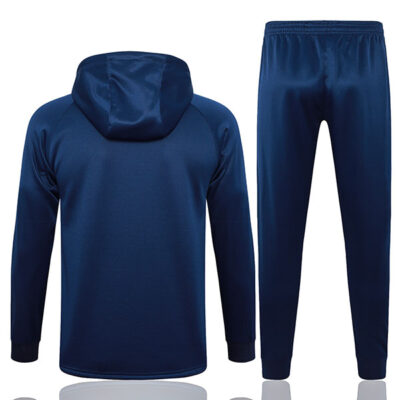 Alternative view of 2023-2024 Tottenham Hotspur Hoodie Training Suit Blue