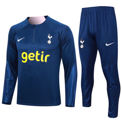 2023-2024 Tottenham Hotspur Training Suit Blue