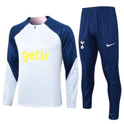 2023-2024 Tottenham Hotspur Training Suit Light Gray