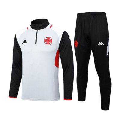 2023-2024 Vasco da Gama FC Training Suit Light Gray