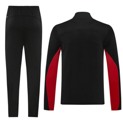 Alternative view of 2024-2025 AC Milan Jacket + Pants Training Suit Black
